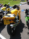 Same bike , note the corona SV which disappeared before I got a chance to talk the owner or get a better pic